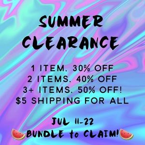 SUMMER CLEARANCE! - reducing inventory to move 🍉